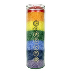 Bougie 7 Chakras aux Huiles Essentielles - Univers Tibet