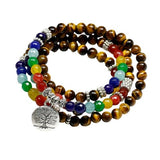 bracelet mala 7 chakras-Univers Tibet