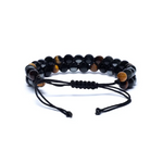 Hematite Obsidian Tiger Eye Bracelet