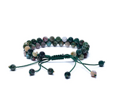 Mehrfarbiges Achat-Armband