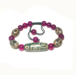 Bracelet Dzi 9 Yeux Porte-Bonheur