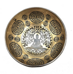 Tibetan Singing Bowl Buddha Bodhi Tree