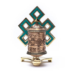 Infinite Prayer Wheel and Om Mani Padme Hum Mantra, to place or hang