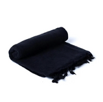 Tibetan Meditation Shawl Black