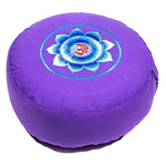 Coussin de Méditation Om Violet