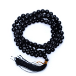 Mala Tibétain Agate Noir 108 Perles