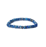 Faceted Lapis Lazuli Bracelet