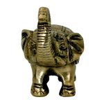 Brass Lucky Elephant Statuette 