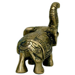 Statuette Eléphant Porte-Bonheur en laiton