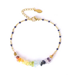 7 Chakra Reiki Bracelet Navy Blue