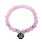 Bracelet Quartz Rose Symbole OM