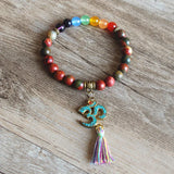 Bracelet 7 Chakras Om