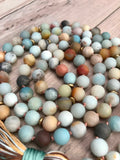 Mate Tibetan Amazonite Mala