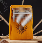 Kalimba 17 Touches Bois d'Erable Jaune - Univers tibet