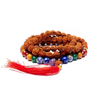 Mala 108 Perles Chakra Rudraksha - Univers tibet