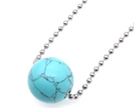 pendentif sphère turquoise - Univers TIbet