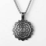 pendentif mandal fleur de lotus - univers tibet