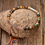 Tibetan Mantra Bracelet - Tiger's Eye