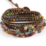 Bracelet Wrap - Charbon Naturel - Univers Tibet