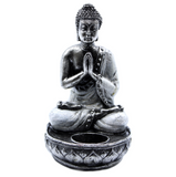 Statue Bouddha Anjali Mudra avec Bougeoir - Univers Tibet