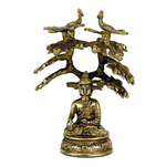 Statue Bouddha Sakyamuni avec Arbre de la Bodhi - Univers tibet