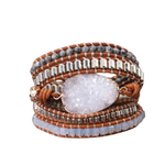 Bracelet Wrap Quartz Cristal - Univers Tibet