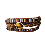 Bracelet Wrap - Perles de Cristal - Univers Tibet