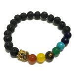 bracelet 7 chakras bouddha - Univers Tibet