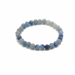 bracelet indépendance agate dentelle bleue - univers tibet