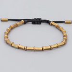 bracelet tibétain harmonie et protection cuivre dore-noir - univers tibet