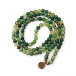 mala tibetain agate verte- Univers Tibet