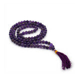 mala tibétain 108 perles amethyste - univers tibet