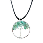 pendentif arbre de vie jade - univers tibet