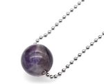 pendentif sphere amethyste - univers tibet